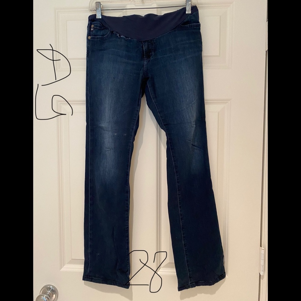 AG maternity blue jeans - size 28